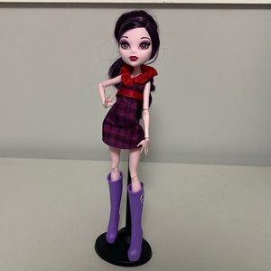 Rare Ellibat Monster High Doll with Stand